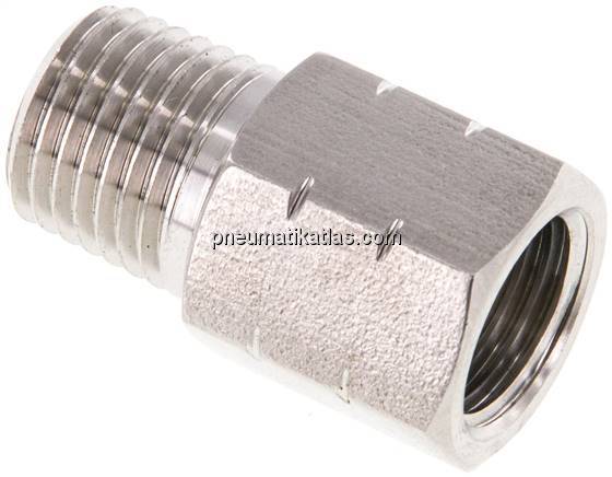 Reduziernippel NPT 1/4"(AG)-G 1/4"(IG), 1.4571