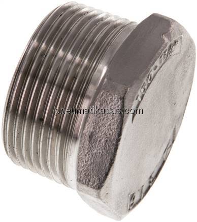 Verschlussstopfen Außenskt. NPT 1-1/4", 1.4408