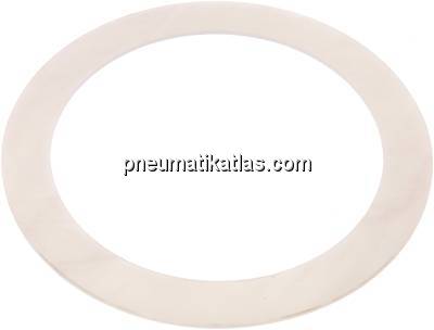 Flanschdichtung DN 150, 169x218x3 mm, Silikon