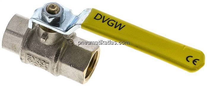Messing-Kugelhahn, Rp 1/2", 0 - 50bar, für Sauerstoff (Industrie)