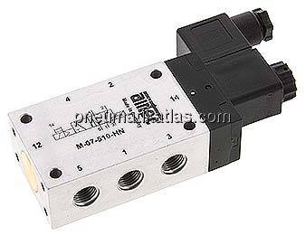 5/2-Wege Magnetventil, G 1/4", Luftfeder, 24 V AC, Standard