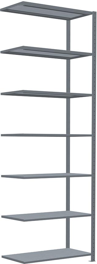 Steckregal B1000xT500xH3000 mm Anbaufeld 7 Böden vzk Fachlast 330kg