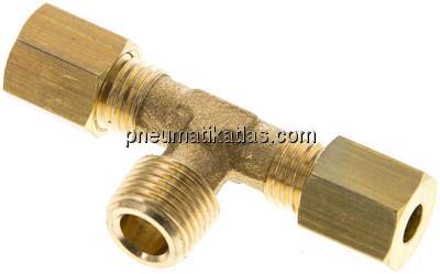 T-Klemmringverschraubung R 1/8"-4 (M8x1)mm, Messing