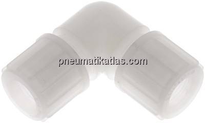 Winkel-Verschraubung 14x12mm, PVDF