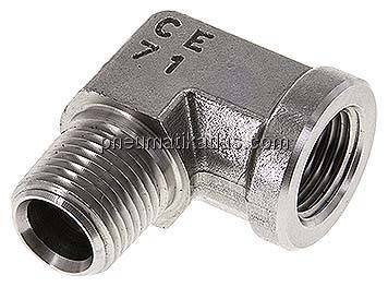90°-Einschraubwinkel NPT 3/4", V4A