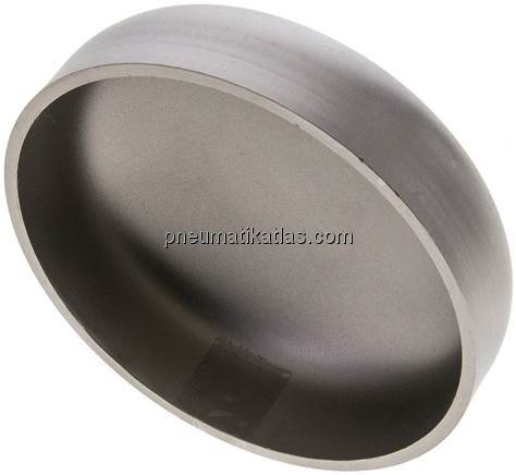 Rohrkappe 76,1x2,0mm, 1.4571, ähnlich DIN 28011