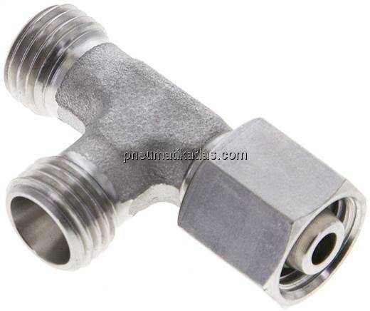 Einstellb. L-Schneidringverschraubung 8 L (M14x1,5), ohne Mutter & Schneidring, 