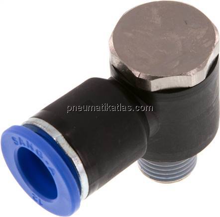 Winkel-Steckanschluss R 1/4"-12mm, IQS-Standard