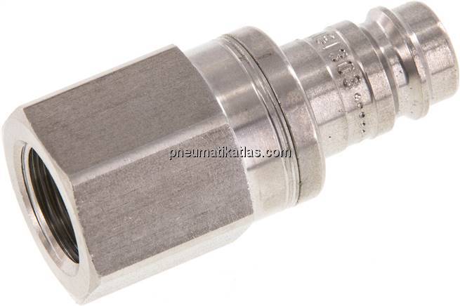 Kupplungsstecker (NW10) G 3/8"(IG), Edelstahl