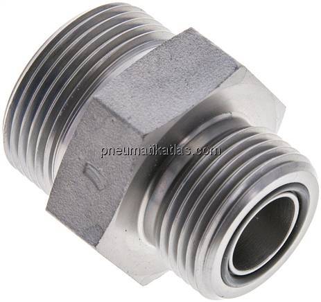 ORFS-Verschraubung UN 1-7/16"-12(AG)-UN 1-3/16"-12(AG)