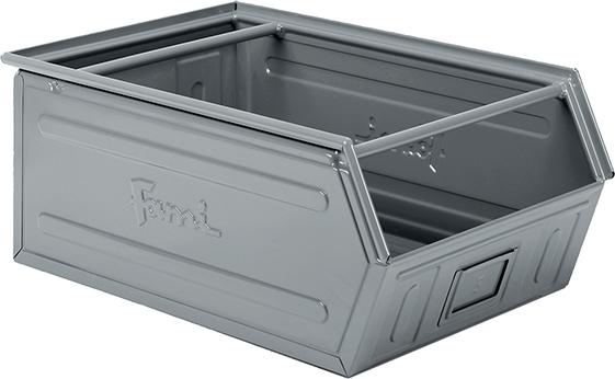 STAHLBEHÄLTER GR.5 GRAU RAL7000 MM B=450 T=700 H=300