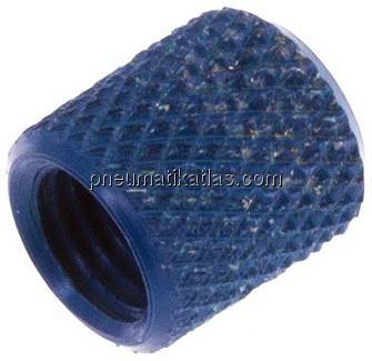 CK-Überwurfmutter 4,3x3mm(M 6x0,75), Aluminium