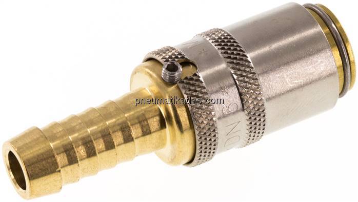 Temperierkupplungsdose (gerade) 9mm Zapfen, 9 (3/8")mm Schlauch