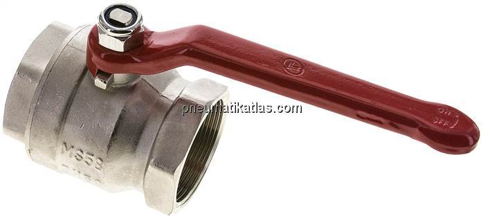 Messing-Kugelhahn, Eco-Line, Rp 2", 0 - 25bar