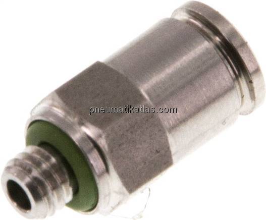 Gerader Steckanschluss M 5-4mm, IQS-Edelstahl