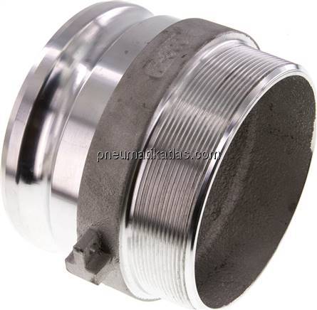 Kamlock-Stecker (F) R 5"(AG), Aluminium