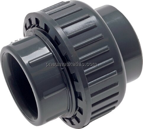 Exemplarische Darstellung: PVC-Verschraubung mit K