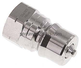 Hydraulikkupplung ISO 7241-1B, Stecker, NPT 1/2"(IG),Edelstahl