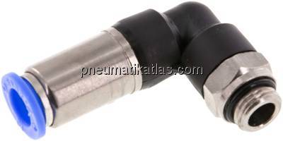 Winkel-Steckanschluss, selbstabsperrend G 1/4"-10mm