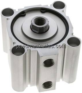 Kompaktzylinder, doppeltwirkend, Kolben 80mm, Hub 25mm