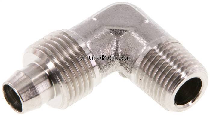 Winkel-Gewindestück R 1/8"-8x6mm, 1.4404 ohne Mutter