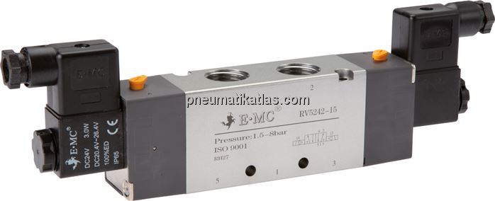 Exemplarische Darstellung: 5/2-Wege Magnet-Impulsv