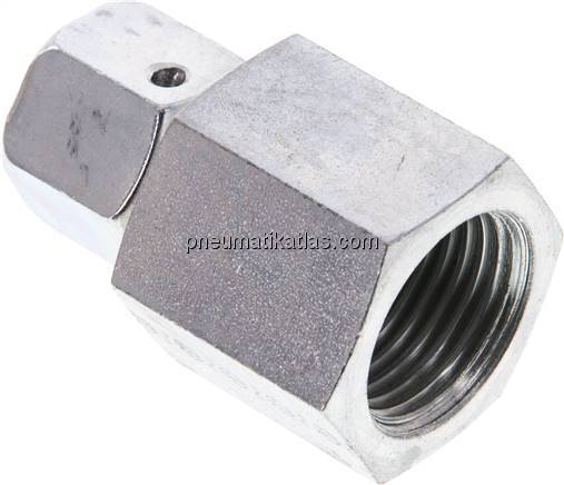 Manometer-Schneidringverschr. 8 S-G 1/2", Stahl verzinkt