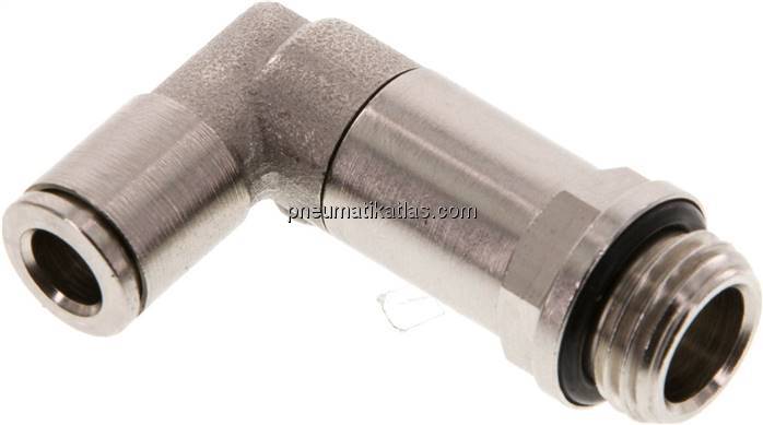 Winkel-Steckanschluss, lang G 1/4"-6mm, IQS-MSV (Standard)