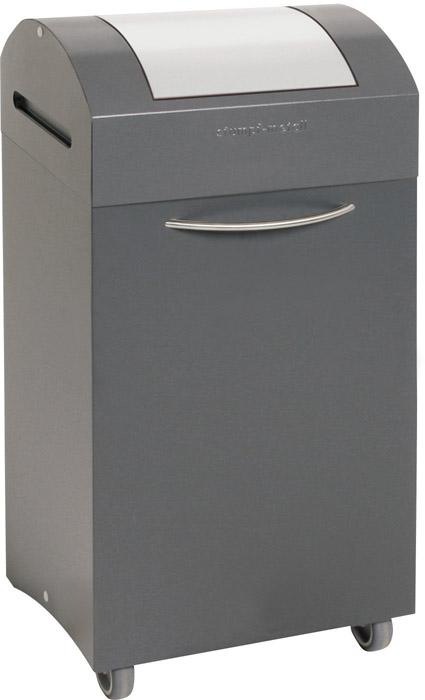 Wertstoffbeh. 60 l grau/grau, 830x380x320mm stumpf
