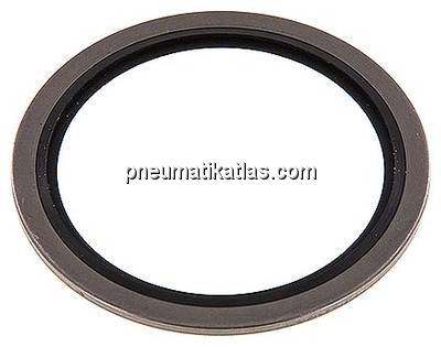 Hydraulik-Dichtring mit FKM-Einlage, für Gewinde G 2"