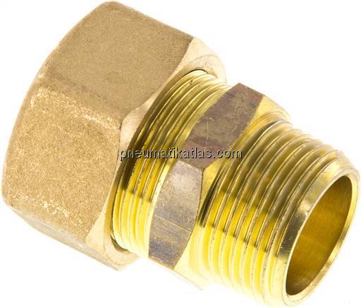 Gerade Klemmringverschraubung R 3/4"-22 (M30x1,5)mm, Messing