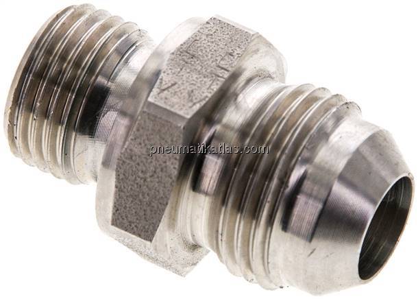 Doppelnippel M 16x1,5-UNF 3/4"-16(JIC), V4A