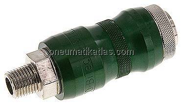 Sicherheits-Kupplungsdose (NW7,2) R 1/4"(AG) m. HSV