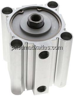 Kompaktzylinder, doppeltwirkend, Kolben 80mm, Hub 60mm