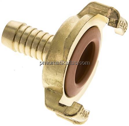 GK-Schlauchkupplung,13 (1/2")mm Schlauch, Messing mit KTW-Zulassung