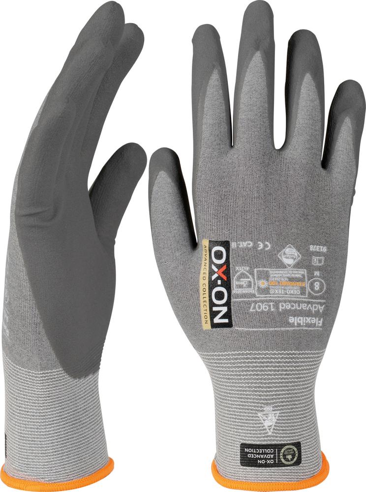 Schnittschutzhandschuh Flexible Advanced 1907,OX-ON, Gr.12