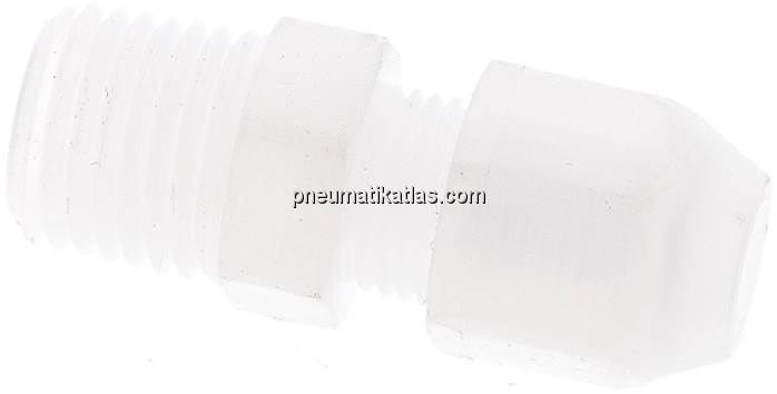 Gerade Verschraubung R 1/4"-6x4mm, Polypropylen