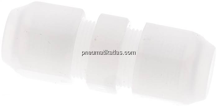 Gerade Schlauchverbindung 10x8mm, Polypropylen