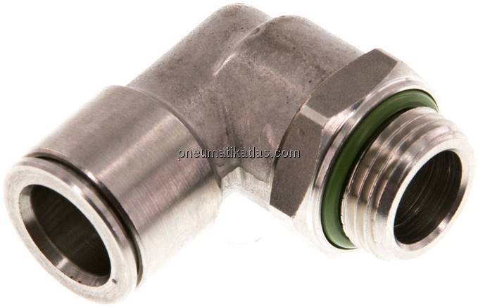 Winkel-Steckanschluss, pos. G 3/8"-12mm, IQS-Edelstahl