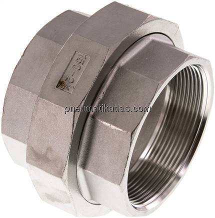 Verschraubung kon. dichtend Rp 2-1/2" (IG),1.4408