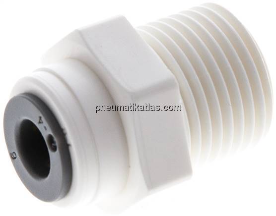 Gerader Steckanschluss R 3/8"-6mm, IQS-LE (EPDM-Dichtung)