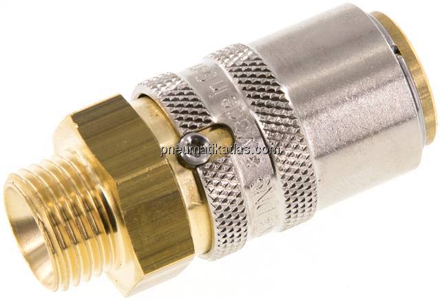 Temperierkupplungsdose 13mm Zapfen,M 16x1,5(AG)