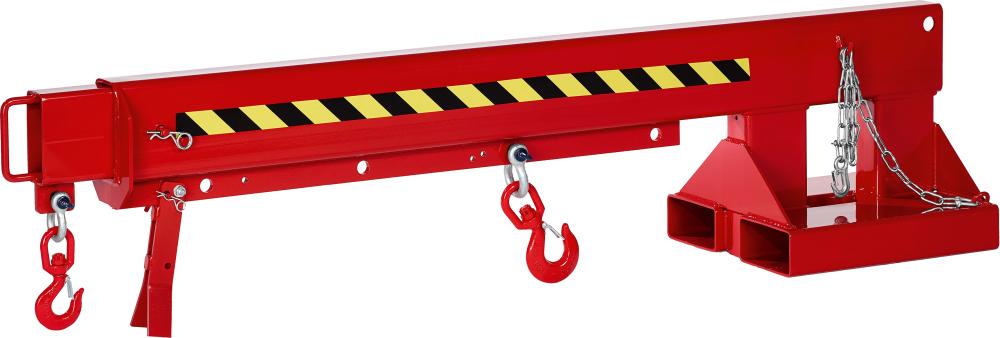 Kranarm Typ RKA-5 6-fach ausziehb.5000kg nicht verst. 2220-3720 RAL 3000 feuerrot