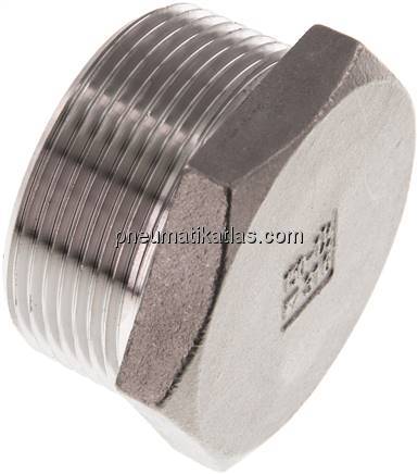 Verschlussstopfen Außenskt. NPT 1-1/2", 1.4408