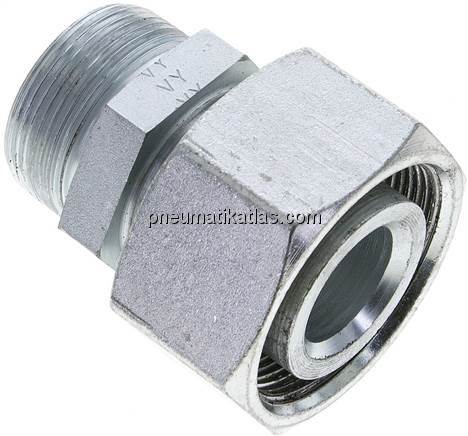 Reduziereinsatz 38 S-30 S (M42x2), ohne Mutter & Schneidring, Stahl verzinkt