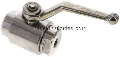 Hochdruck-Kugelhahn, Edelstahl, NPT 1/4", 0 - 500bar