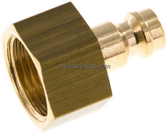 Kupplungsstecker (NW5) G 3/8"(IG), Messing