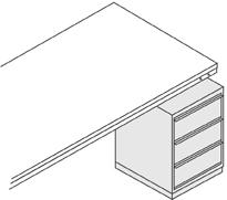 Schubladeneinheit mit 3 Schubladen