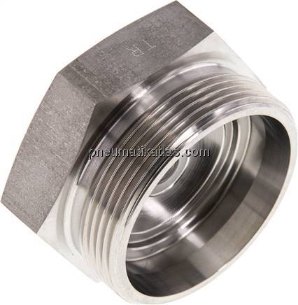 Verschlussverschraubung für Rohre 42 L (M52x2), 1.4571