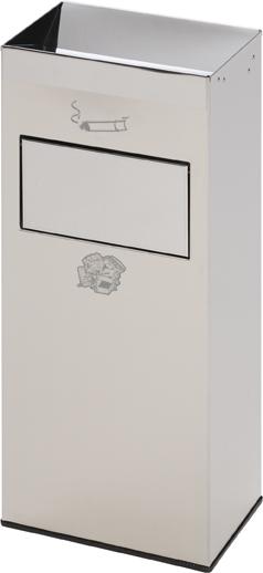 Kombi-Ascher Edelstahl 320x210x770 mm VAR